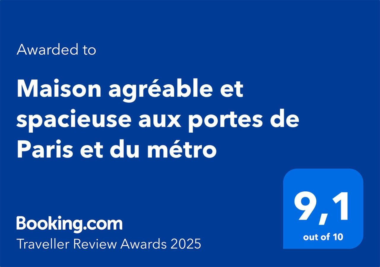 Maison Agreable Et Spacieuse Aux Portes De Paris Et Du Metro Saint-Ouen  Eksteriør billede